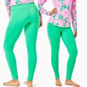 Lilly Pulitzer weekender high rise legging agave green size large NWT